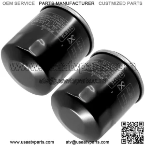2 Pack Oil Filter for Yamaha YFM660 Grizzly YXR660 Rhino YFM450 Kodiak YFM450Fx (For: 2006 Yamaha Rhino 660)