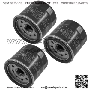 3 Pack Oil Filter for Kawasaki KVF750 Brute Force 4X4I 749 750 2005-2014