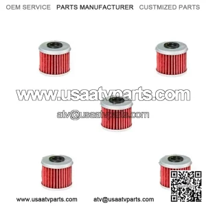 Honda TRX450R TRX450ER HiFlo Oil Filter HF116 TRX 450R 450ER - Pack of 5