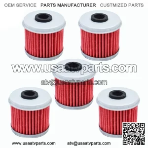 5 Oil Filter For Honda TRX450R TRX450ER TRX 450R 2004 2005 2006 2007 2008 2009