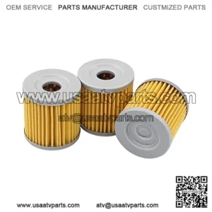 Pack of 3 Oil Filter for LT-Z400 LTZ400 Quadsport LTR450 Quadracer DRZ400 DRZ400E DRZ400S DRZ400SM KFX400 KLX400 400