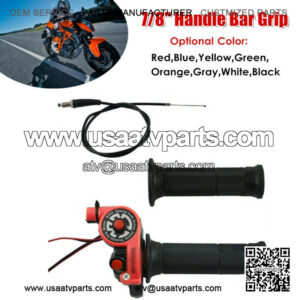 7/8" Motorcycle Hand Grips Pro Handle Bar Grip Protect Covers Dirt Pit-Bike ATV