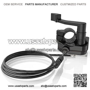 TA1-S22 Heavy Duty 7/8'' 22mm Thumb Throttle Cable Accelerator Handle Assembly For Chinese 50cc 70cc 90cc 110cc 125cc 250cc ATV Quad Go Kart Kazuma TaoTao