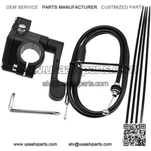 7/8inch 22mm plastic Thumb Throttle Cable Accelerator Handle Assembly for Chinese 50cc 70cc 90cc 110cc 125cc 250cc ATV Quad Go Kart