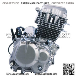 125cc Motorcycle Engine Single Cylinder 4 Strokes Air Cooled Engine with Reverse Gear Engine for ATV Motorbike Motorcycle