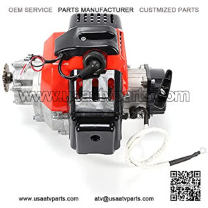 2-Stroke 49CC Pull Start Mini Choppers Engine Motor Mini Pocket Engine for Pit Bike ATV Buggy Single Cylinder Engine