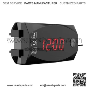 Mini red digital thermometer (3 units)