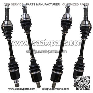 Set of 4 Front and Rear ATV CV Axle Drive Shaft Assembly Replacement for 2008 2009 2010 2011 2012 Polaris Ranger RZR 800 4X4
