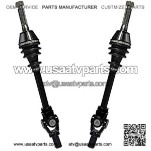 Pair of 2 Front Driver and Passenger Side ATV CV Axle Drive Shaft Assembly Replacement for 2003 2004 Polaris Sportsman 600 Magnum 330 4x4 2002 2003 2004 Sportsman 700