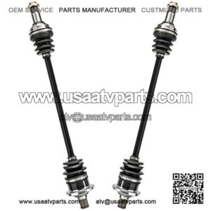 Pair of 2 Rear Driver and Passenger Side ATV CV Axle Drive Shaft Assembly Replacement for 2006 2007 2008 2009 2010 Arctic Cat 400 4x4 Auto TRV 2011-2014 700 Super Duty Diesel