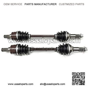 Set of Rear Axle Shafts for Yamaha Grizzly ATVs Fits 550: 2009-14 & 700: 2007-2013