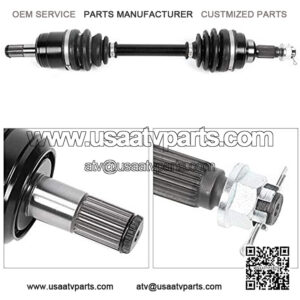 Front Left/Front Right ATV CV Axle Shaft Fit for 1988 1989 1990 191 1992 1993 1994 1995 1996 1997 1998 1999 2000 Honda FourTrax 300 TRX300FW 4x4 1988-2000 - 42200-HC5-003