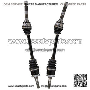 Pair of 2 Front Driver and Passenger Side ATV CV Axle Drive Shaft Assembly Replacement for 2001-2008 Kawasaki KAF620 Mule 3010 4x4 2009-2016 2017 KAF620 Mule 4010 Trans 4x4