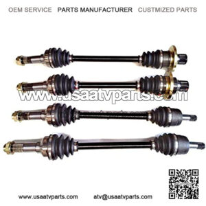 Set of CV Axle Shafts for Yamaha Rhino 700 2008-2013 4x4 UTV