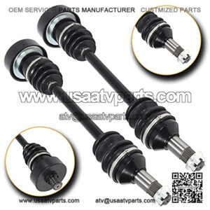 ATV CV Axle Shaft replacement for 2004-2010 Axle Shaft Assemblies Driving Shaft CV Boot joints Rear Left Right