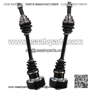 Pair of 2 Rear Driver and Passenger Side ATV CV Axle Drive Shaft Assembly Replacement for 2008 2009 2011 2012 2013 2014 Suzuki LT-A750X KingQuad AXi 4x4