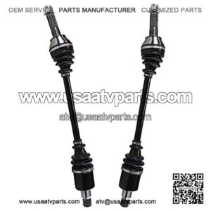 Pair of 2 Rear Driver and Passenger Side ATV CV Axle Drive Shaft Assembly Replacement for 2014 Polaris RZR S 800 2009-2012 Ranger RZR 800 S 2011 Ranger RZR 800 SW Military 4X4