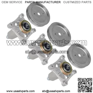 Spindle Pulley Set For Dixon 532187292 532192870 46"-54" Decks 3x