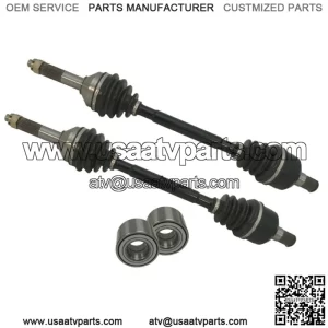 Kawasaki Teryx Teryx 4 rear cv axles & wheel bearings set 800 2016 2017 - 2019