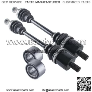 Polaris Ranger EV Ranger LSV front cv axles & wheel bearings set 2010 2011 -14