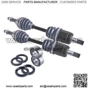 Honda Front cv axles wheel bearings & seals set TRX 450 Foreman 1998 - 2004