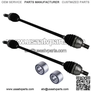 Can Am rear cv axles & wheel bearings set for Maverick X3 Turbo 64" 705502154