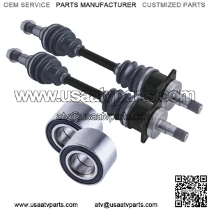 Can Am Outlander front cv axles & wheel bearings set 650 800 1000 2006 - 2012