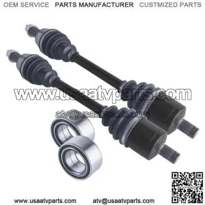 Polaris RZR front cv axles & wheel bearings set 900 50" 55" 1333262