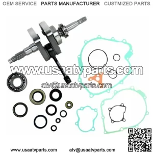 Bottom End Rebuild Kit Crankshaft Yamaha 660 Rhino 04-07 Grizzly 02-08 (Fits: Yamaha Rhino 660)