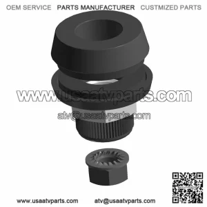 Polaris K-HRDWR,MAIN SHAFT,WIPER G2, Genuine OEM Part 2208225, Qty 1