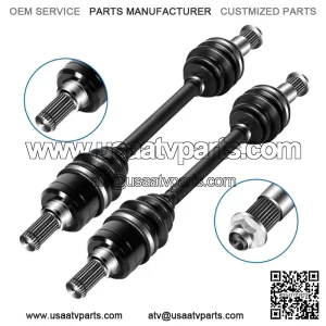 Pair Rear CV Axle Drive Shaft For 09-14 Yamaha Grizzly 550 07-13 Grizzly 700 (For: Yamaha)