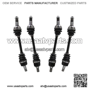Front and Rear CV Axle Shafts Set of 4 for Yamaha YFM700 Grizzly FI 4x4 Auto (For: Yamaha)