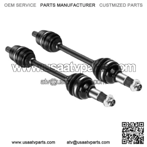 2x High Strength Rear Drive Shaft CV Axle For Yamaha Grizzly 700 550 (For: Yamaha)