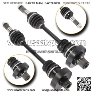 For Yamaha Grizzly YFM660 2003-2008 Rear Right Left CV Axles Shaft 2pcs Pair (For: Yamaha)