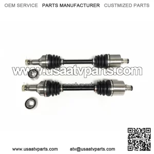 Set of Rear Axles & Wheel Bearings for Arctic Cat Wildcat Trail 700 14-20