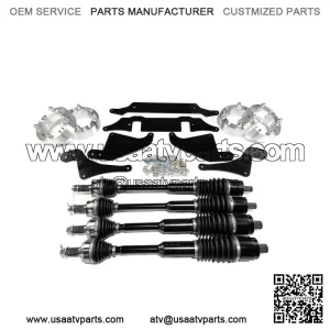 Axles 2" Lift Set with Wheel Spacers for Polaris RZR S 900 & S 1000