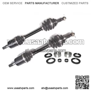 Set of Front CV Axles & Wheel Bearings for Honda Rincon 650 2003-2004