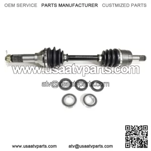 Front CV Axle & Wheel Bearing Kit for Yamaha Kodiak 400 2000-2002