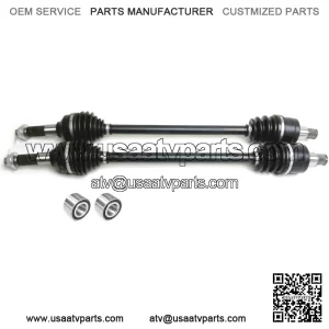 Set of Front Axles & Bearings for Kawasaki Mule Pro FX FXR FXT DX DTX