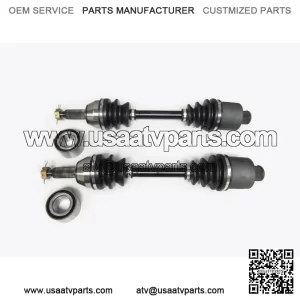 Pair of Rear Axles & Wheel Bearings for Polaris Sportsman 700 2002