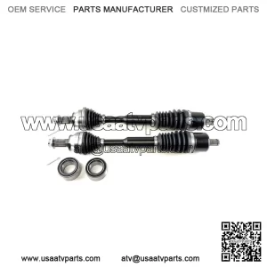 Axles Front Pair with Bearings for Polaris Scrambler & Sportsman ATV