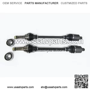 Set of Rear Axles & Wheel Bearings for Polaris Ranger 570 900 & 1000