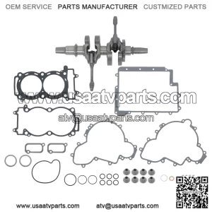 Crankshaft, Gaskets & Seals Rebuild Kit for Polaris Ranger XP900 (2016)  HR00119