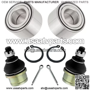 2 Front Wheel Knuckle Ball Bearing Joint For Honda TRX420 Rancher 420 4X4 14-21