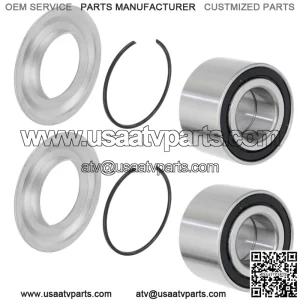 2 Rear Left And Right Wheel Bearing Set For Can-Am Commander 1000 4X4 2011-2017