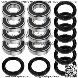 8 Front Rear Wheel Knuckle Bearing Seal For Yamaha Viking 700 Yxm700 2014-2018