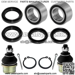 2 Front Knuckle Ball Joint Bearing For Honda TRX500FGA Foreman Rubicon 500 04-09