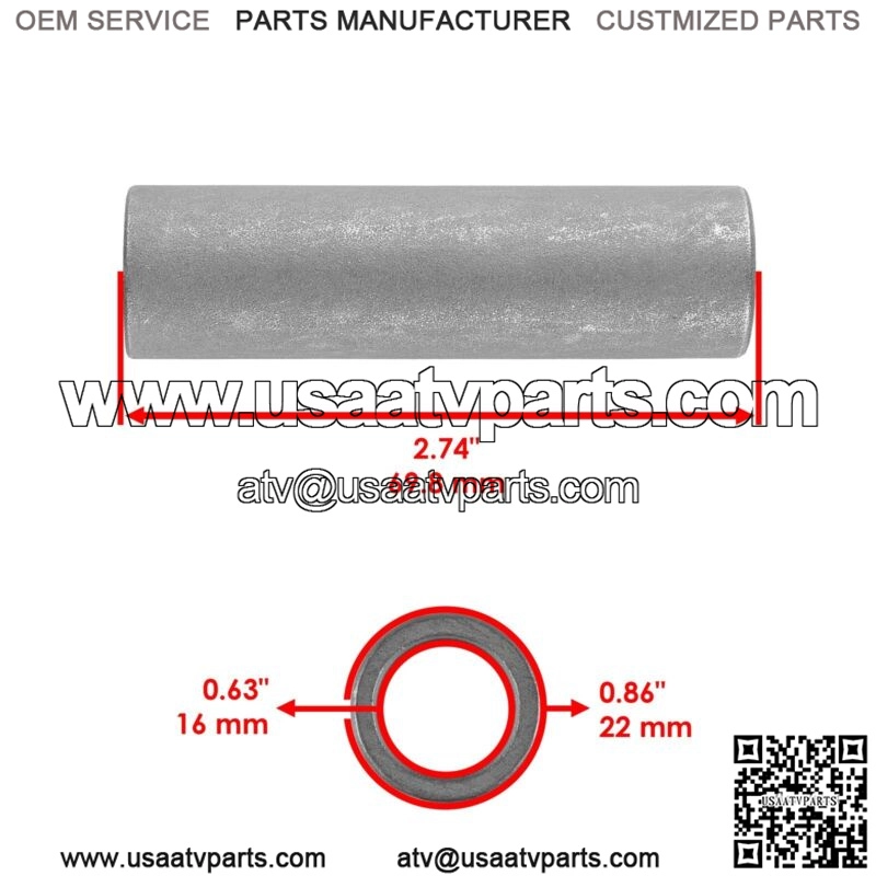 Swingarm Bearing & Spacer Rebuild Kit for Yamaha 2XJ-22123-00-00 93317-32231-00 - Image 2