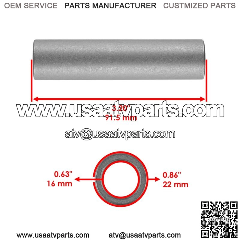 Swingarm Bearing & Spacer Rebuild Kit for Yamaha 2XJ-22123-00-00 93317-32231-00 - Image 3
