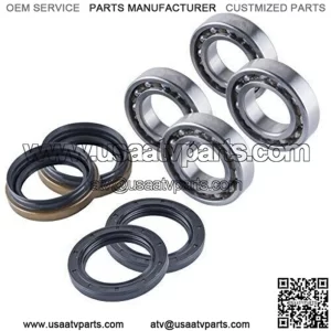 Yamaha Big Bear  Kodiak Wolverine front wheel bearings & seals kit 350  400